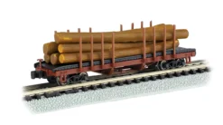 Bachmann Trains 18352 N Scale ACF 1935 - 1960 Version 40' Log Car