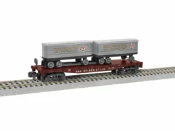 Lionel 1919261 S Scale Seaboard TOFC Flatcar #47152