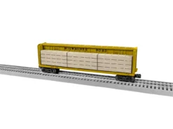 Lionel 2043054 O Scale Milwaukee Road Centerbeam Flatcar #6354