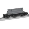 Lionel 2143031 O Scale Norfolk & Western Flatcar W/ Stakes #69001