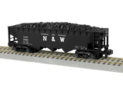 Lionel 2219312 S Scale Norfolk & Western 3 Bay Hopper #100028