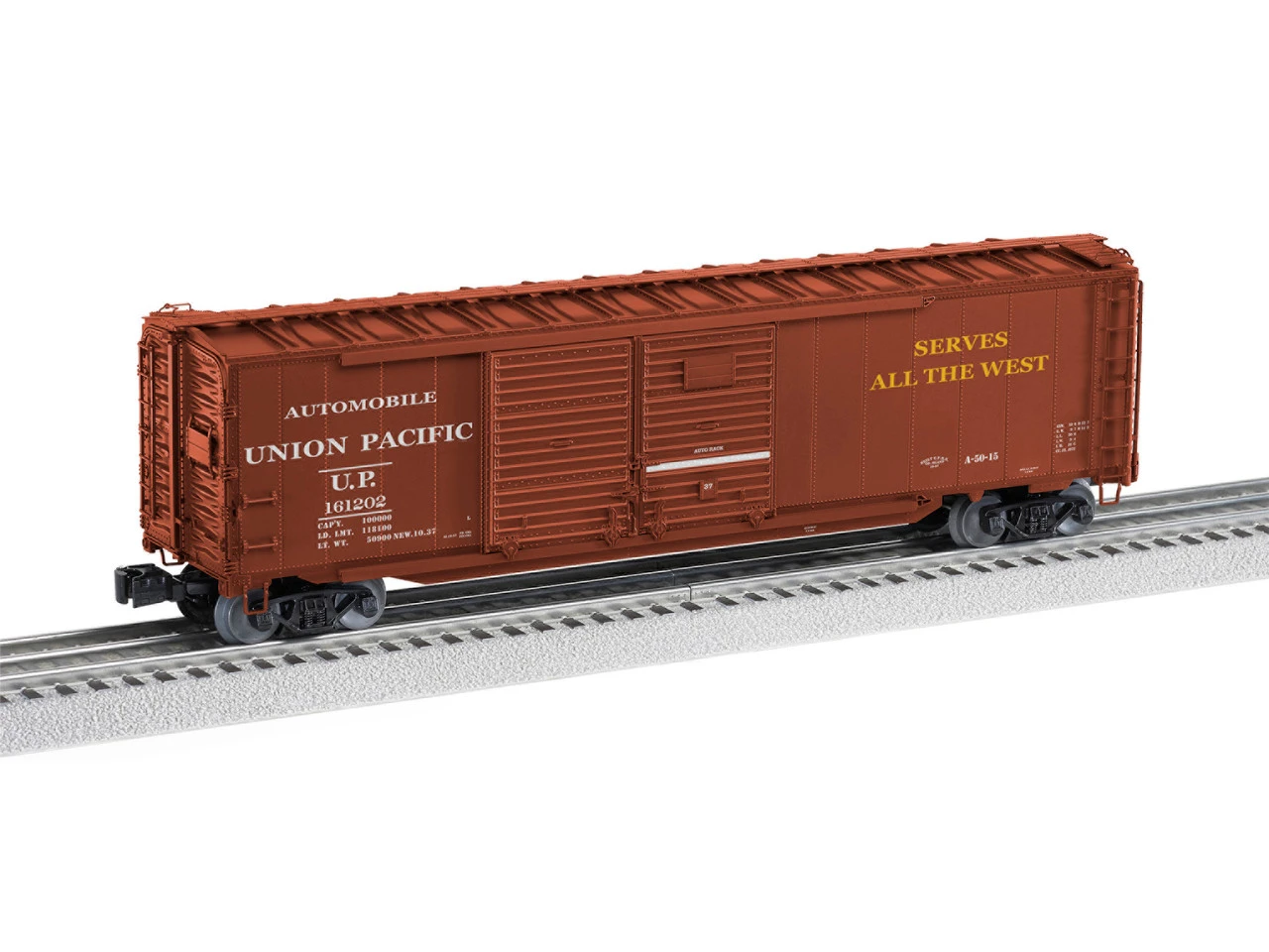 Lionel 2226670 O Scale Union Pacific End Door Boxcar W/ Die-Cast Trucks #161202 1 Lionel 2226670 O Scale Union Pacific End Door Boxcar W/ Die-Cast Trucks #161202
