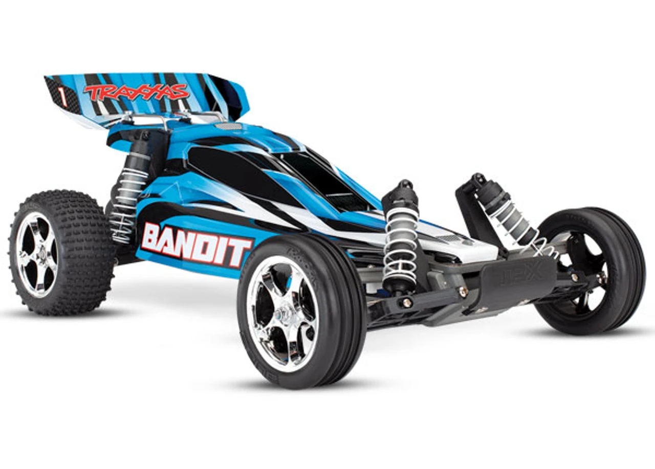 Traxxas Bandit 1/10 RTR Buggy W/XL-5 ESC, TQ 2.4GHz Radio, Battery & DC Charger (Blue) 1 Traxxas Bandit 1/10 RTR Buggy W/XL-5 ESC, TQ 2.4GHz Radio, Battery & DC Charger (Blue)