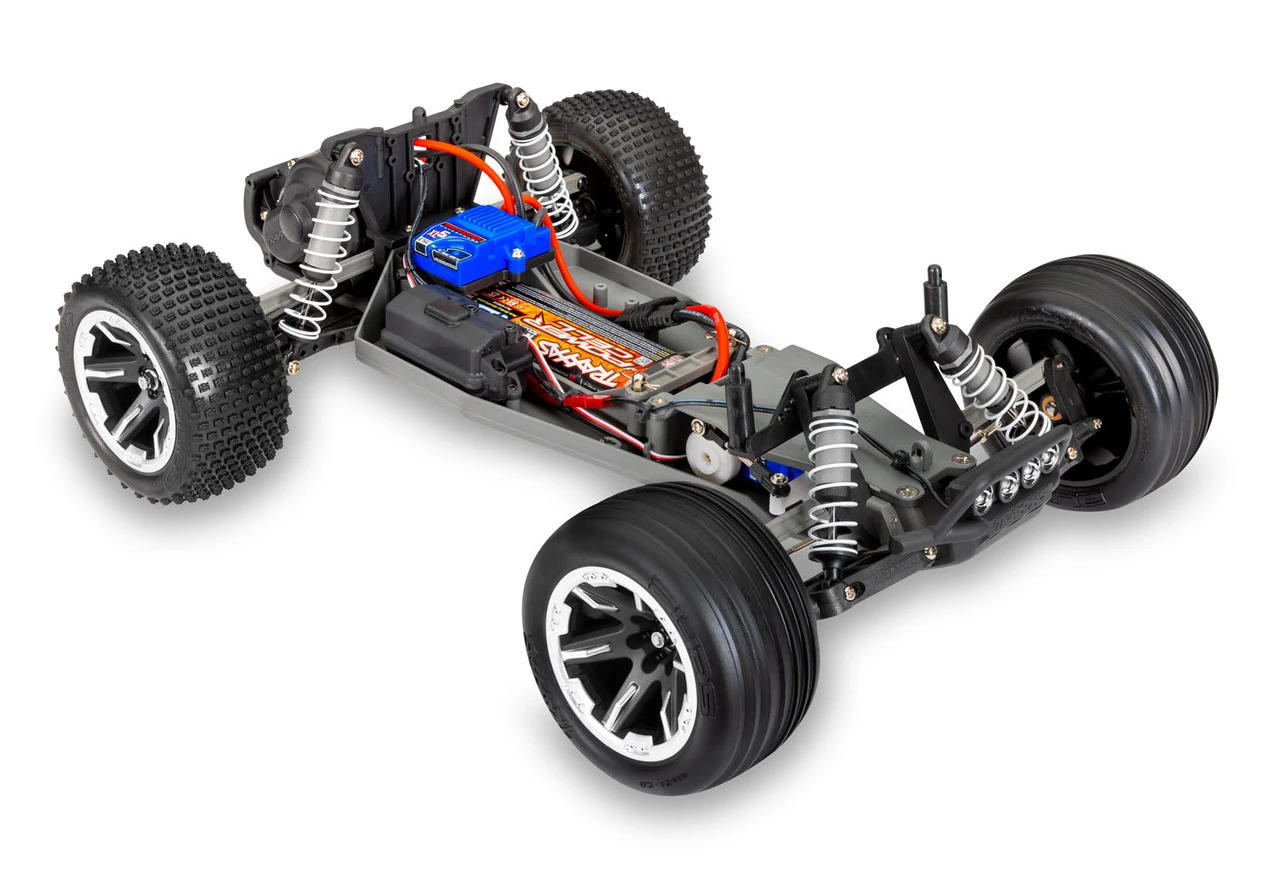 Traxxas Rustler 1/10 RTR Stadium Truck W/XL-5 ESC, TQ 2.4GHz Radio, Battery & DC Charger, LED Lighting (Black) 7 Traxxas Rustler 1/10 RTR Stadium Truck W/XL-5 ESC, TQ 2.4GHz Radio, Battery & DC Charger, LED Lighting (Black) - Image 7