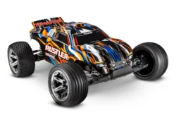 Traxxas Rustler VXL Brushless 1/10 RTR Stadium Truck W/ TQi 2.4GHz Radio And TSM, Magnum 272R Transmission (Orange)