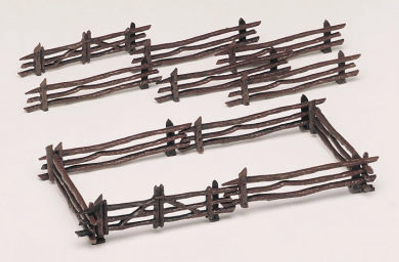 Bachmann 45984 O Scale Rustic Fence (12 PK) 2 Bachmann 45984 O Scale Rustic Fence (12 PK) - Image 2