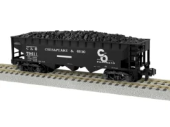 Lionel 44058 S Scale AF Chesapeake & Ohio 3-Bay Hopper #79611