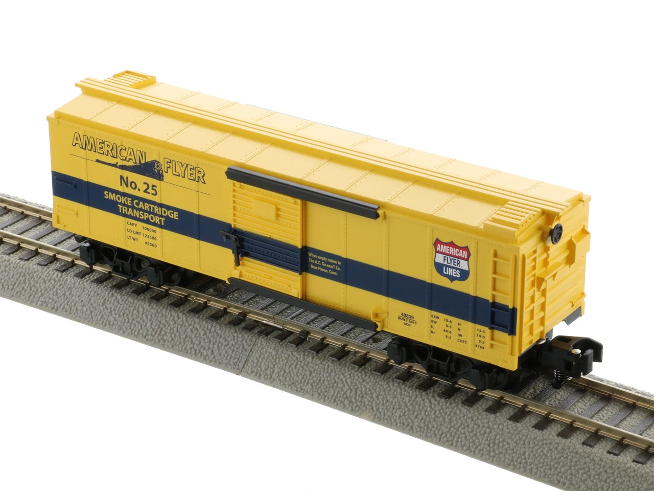 Lionel 48839 S Scale Smoke Cartridge Transport Boxcar 13 Lionel 48839 S Scale Smoke Cartridge Transport Boxcar - Image 13