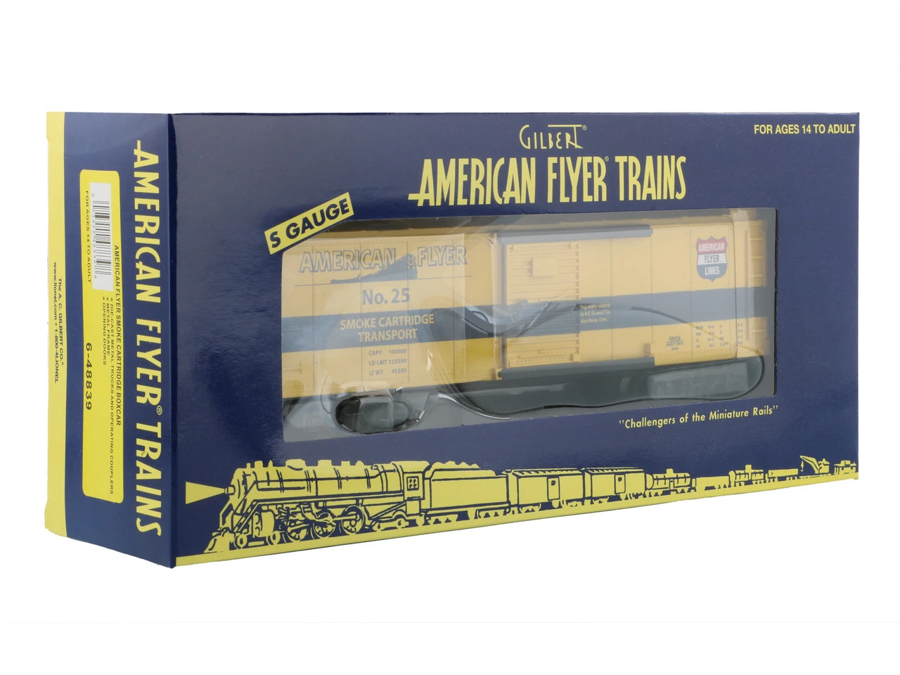 Lionel 48839 S Scale Smoke Cartridge Transport Boxcar 20 Lionel 48839 S Scale Smoke Cartridge Transport Boxcar - Image 20