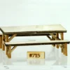 Banta Modelworks 715 O Scale Mess Hall Table And Bench