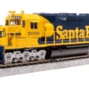 Broadway 9031 HO Scale ATSF EMD SD40 Blue/Yellow Warbonnet No-Sound #5010