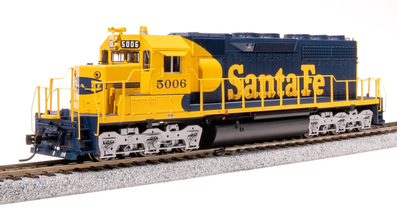 Broadway 9031 HO Scale ATSF EMD SD40 Blue/Yellow Warbonnet No-Sound #5010 1 Broadway 9031 HO Scale ATSF EMD SD40 Blue/Yellow Warbonnet No-Sound #5010