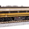 Broadway Ltd 7771 N Scale DRGW EMD F7B Black 3-Stripe Diesel Locomotive #5563