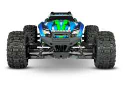 Traxxas Maxx With Widemaxx 1/10 4wd Brushless Electric Monster Truck W/ TQi 2.4GHz Radio System, Green -Rc Toys & Trains 89086 4 Maxx Front View Green 70704.1639841333