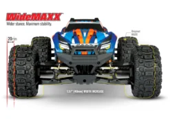 Traxxas Maxx With Widemaxx 1/10 4wd Brushless Electric Monster Truck W/ TQi 2.4GHz Radio System, Green -Rc Toys & Trains 89086 4 WideMaxx Front Diagram 71416.1639841270