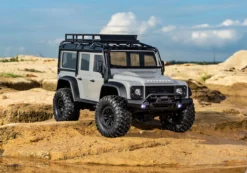 Traxxas TRX-4M 1/18 Scale Land Rover Defender RTR, Silver -Rc Toys & Trains 97054 1 defender action silver 9598 03302.1663081960