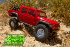 Axial SCX10 III "Jeep JT Gladiator" RTR 4WD Rock Crawler (Red) W/ Portals & DX3 2.4GHz Radio