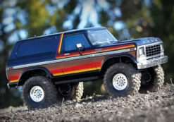 Traxxas TRX-4 1/10 Trail Crawler Truck W/'79 Bronco Ranger XLT Body W/TQi 2.4GHz Radio (Sunset) -Rc Toys & Trains Bronco Action 02 57509.1562684224