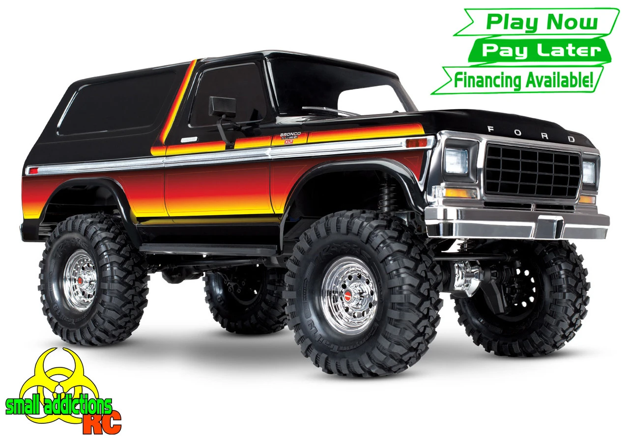 Traxxas TRX-4 1/10 Trail Crawler Truck W/'79 Bronco Ranger XLT Body W/TQi 2.4GHz Radio (Sunset)