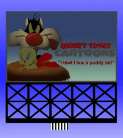 Miller Engineering 883951 O Scale Looney Toons Billboard