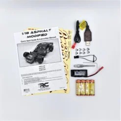 1RC Racing 1/18 Asphalt Modified, Red, RTR -Rc Toys & Trains Manual Image 3 50470 96762.1672848978