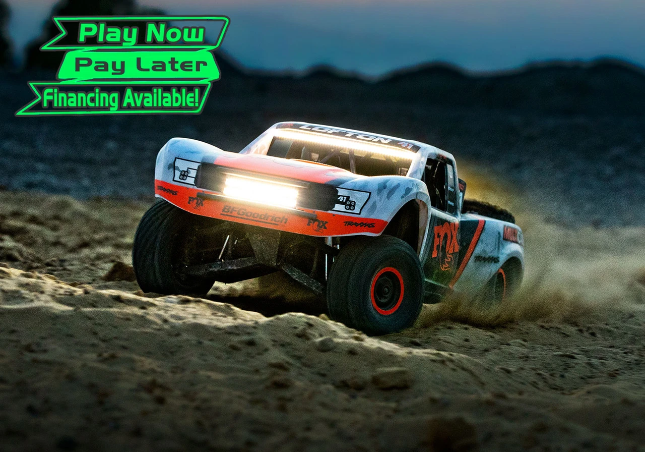 Traxxas Unlimited Desert Racer 6S RTR 4WD Electric Race Truck W/TQi 2.4GHz Radio W/Light Kit (Fox Racing)