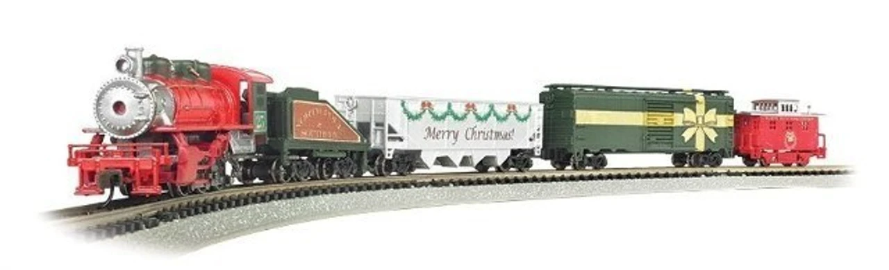 Bachmann 24027 N Scale Merry Christmas Express Train Set 1 Bachmann 24027 N Scale Merry Christmas Express Train Set