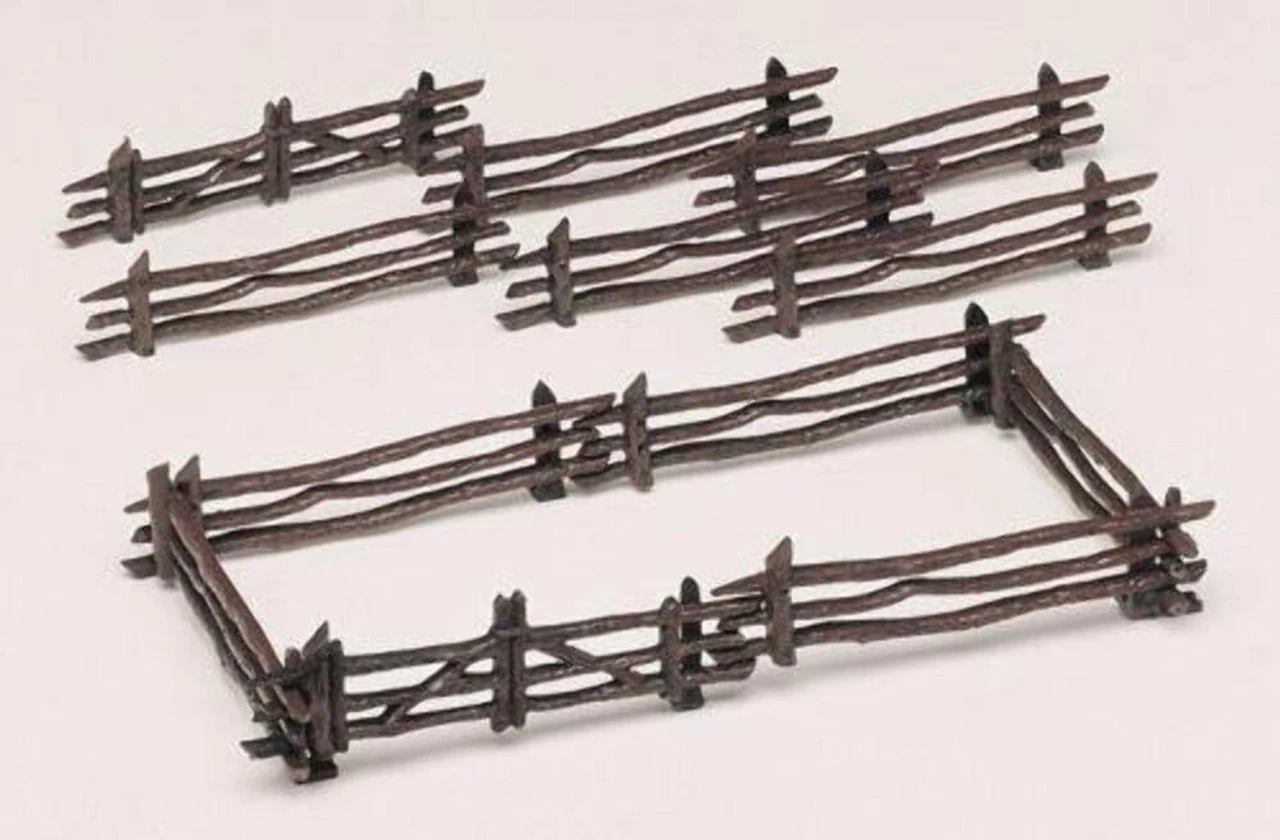 Bachmann 45984 O Scale Rustic Fence (12 PK) 4 Bachmann 45984 O Scale Rustic Fence (12 PK) - Image 4