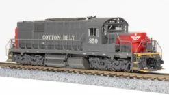 Broadway Ltd 6627 N Scale SSW Alco RSD-15 Gray & Red W/ "Cotton Belt" #858