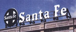 Blair Line 2511 HO/S/O Scale Santa Fe Rooftop Sign