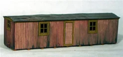 Banta Modelworks 6106 O Scale Ridgway Boxcar Storage Shed Laser Cut