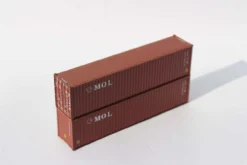 Jacksonville 405143 N Scale MOL Initials Brown Containers (2) -Rc Toys & Trains jtc405143 679a0d4acf19129d1f778bf16a6a9bf4e8393439 4 53967.1678534112
