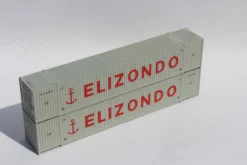 Jacksonville Terminal 537058 N Scale Elizondo Line 53' High Cube Containers (2) -Rc Toys & Trains jtc537058 jacksonville terminal 537058 n scale elizondo line 53 high cube containers 2 3 67664.1678537609