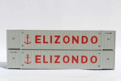 Jacksonville Terminal 537058 N Scale Elizondo Line 53' High Cube Containers (2) -Rc Toys & Trains jtc537058 jacksonville terminal 537058 n scale elizondo line 53 high cube containers 2 50287.1670133409