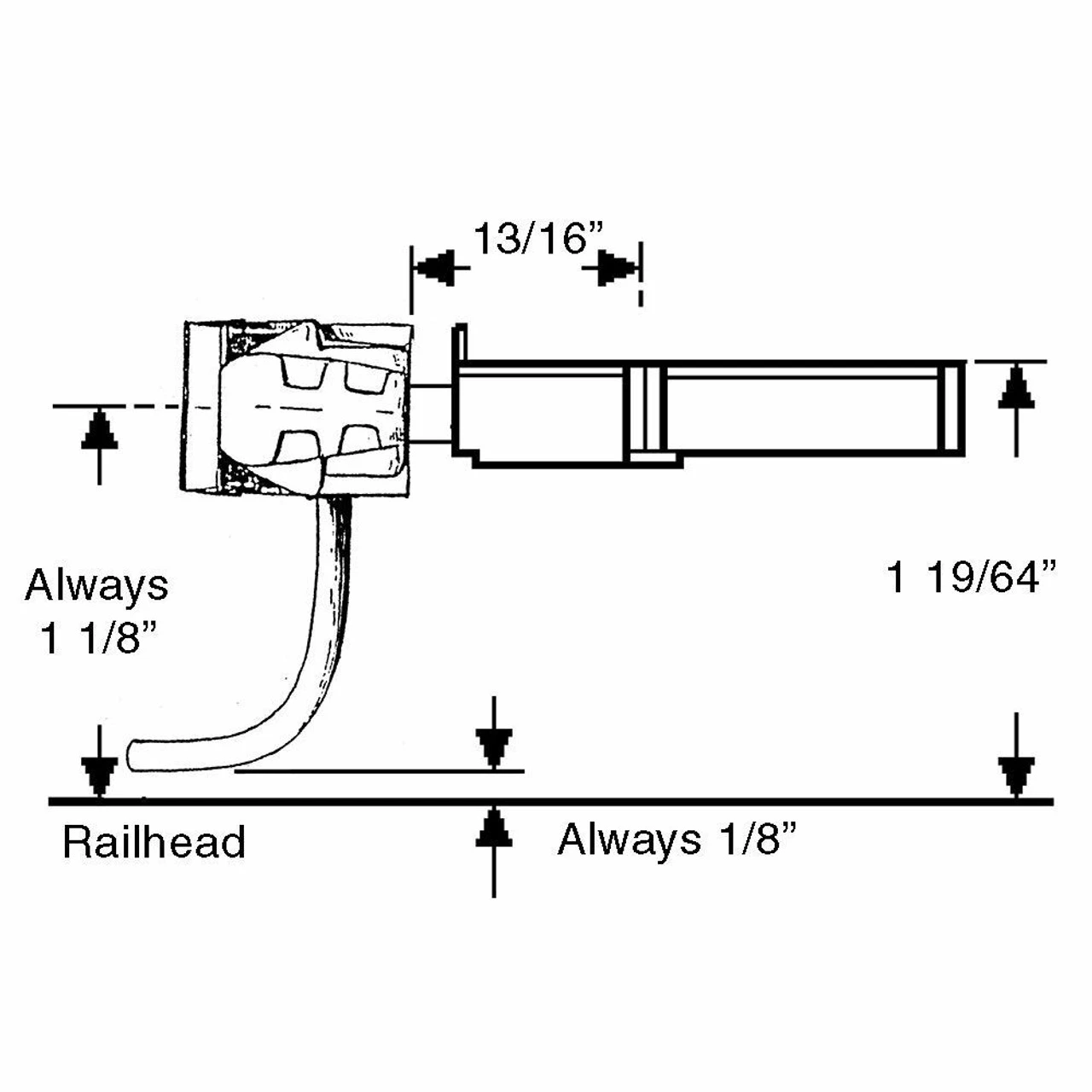 Kadee 906 G Type E Straight Centerset Shank Couplers W/ Body Mount Gearboxes 7 Kadee 906 G Type E Straight Centerset Shank Couplers W/ Body Mount Gearboxes - Image 7