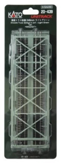 Kato 20-439 N Gauge 20-439 Double-track Railway Bridge Truss (light Green) -Rc Toys & Trains kat20 439 c89f49195fce3bb7220cfc53b79e465fa0636447 2 29027.1678541961