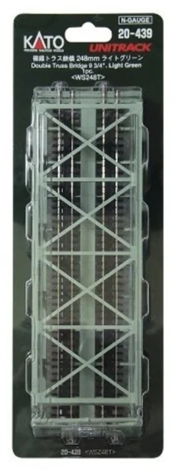 Kato 20-439 N Gauge 20-439 Double-track Railway Bridge Truss (light Green) -Rc Toys & Trains kat20 439 kato 20 439 n gauge 20 439 double track railway bridge truss light green 777355883 79944.1609769352