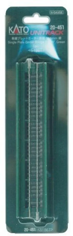 Kato 20-451 N 186mm 7-5/16" Plate Girder Bridge, Green -Rc Toys & Trains kat20 451 kato 20 451 n 186mm 7 5 16 plate girder bridge green 777503836 15340.1609769353