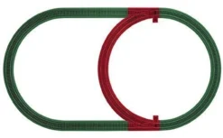 Lionel 49890 S Scale AF FasTrack Inner Passing Loop Add-On Track Pack