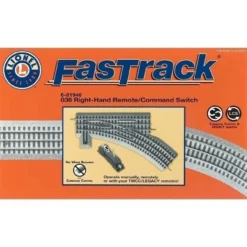 Lionel 81946 O Scale FasTrack O36 Remote/Command Switch Right Hand -Rc Toys & Trains lnl81946 o 36 fastrack remote right hand switch 778167114 84100.1609769753