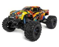 Traxxas X-Maxx 8S 4WD Brushless RTR Monster Truck W/ 2.4GHz TQi Radio And TSM (SolarFlare) -Rc Toys & Trains tra77086 4 slrf 01829.1639514018