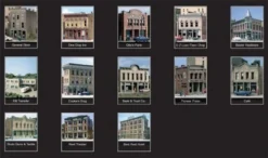 Woodland Scenics S1485 N Scale Town And Factory Building Set