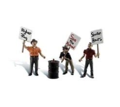 Woodland Scenics A2557 G Scale Striking Picketers -Rc Toys & Trains woo2557 woodland scenics g striking picketers wooa2557 00164.1609779187